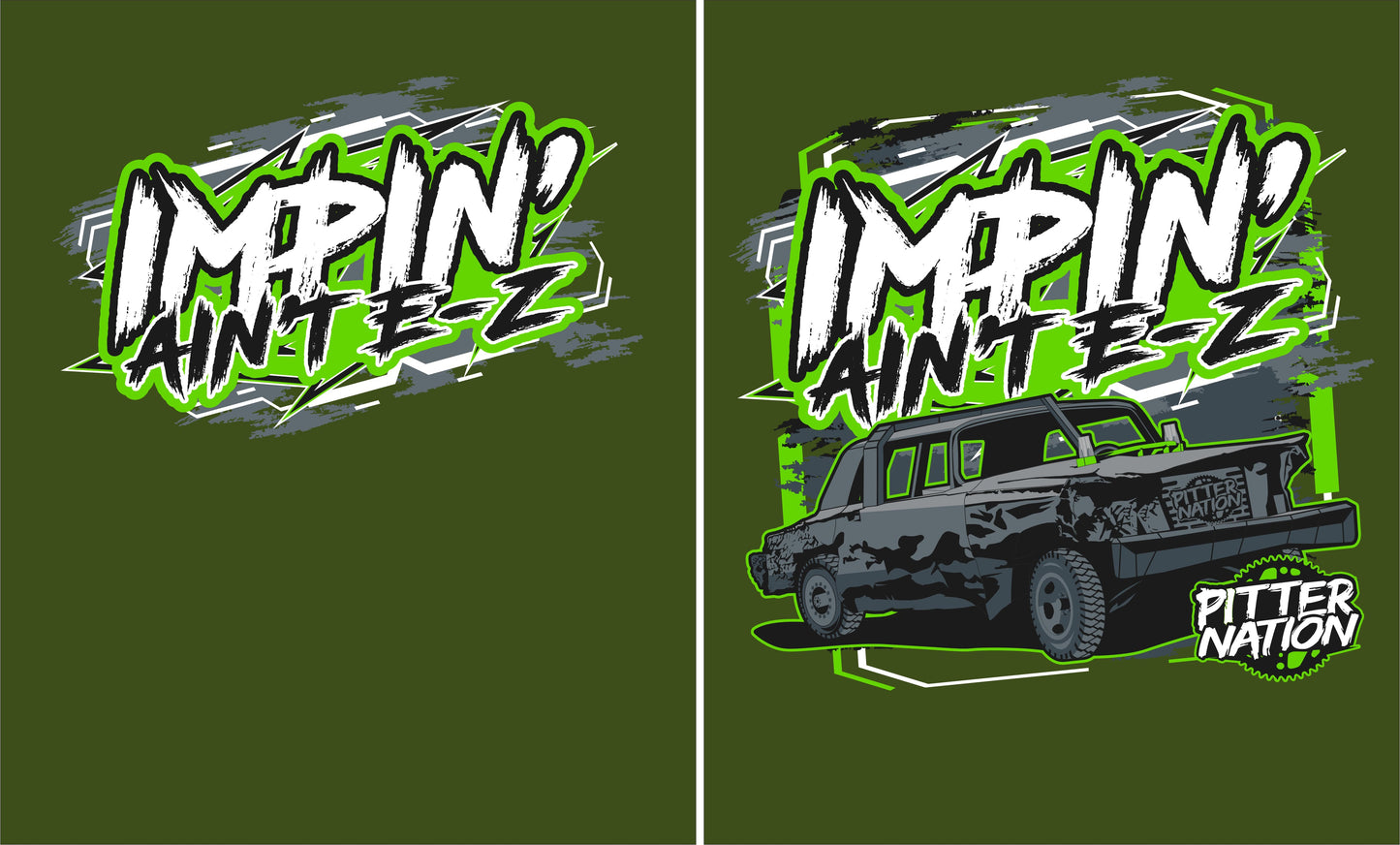 Impin Aint E-Z Hoodie Or Tee