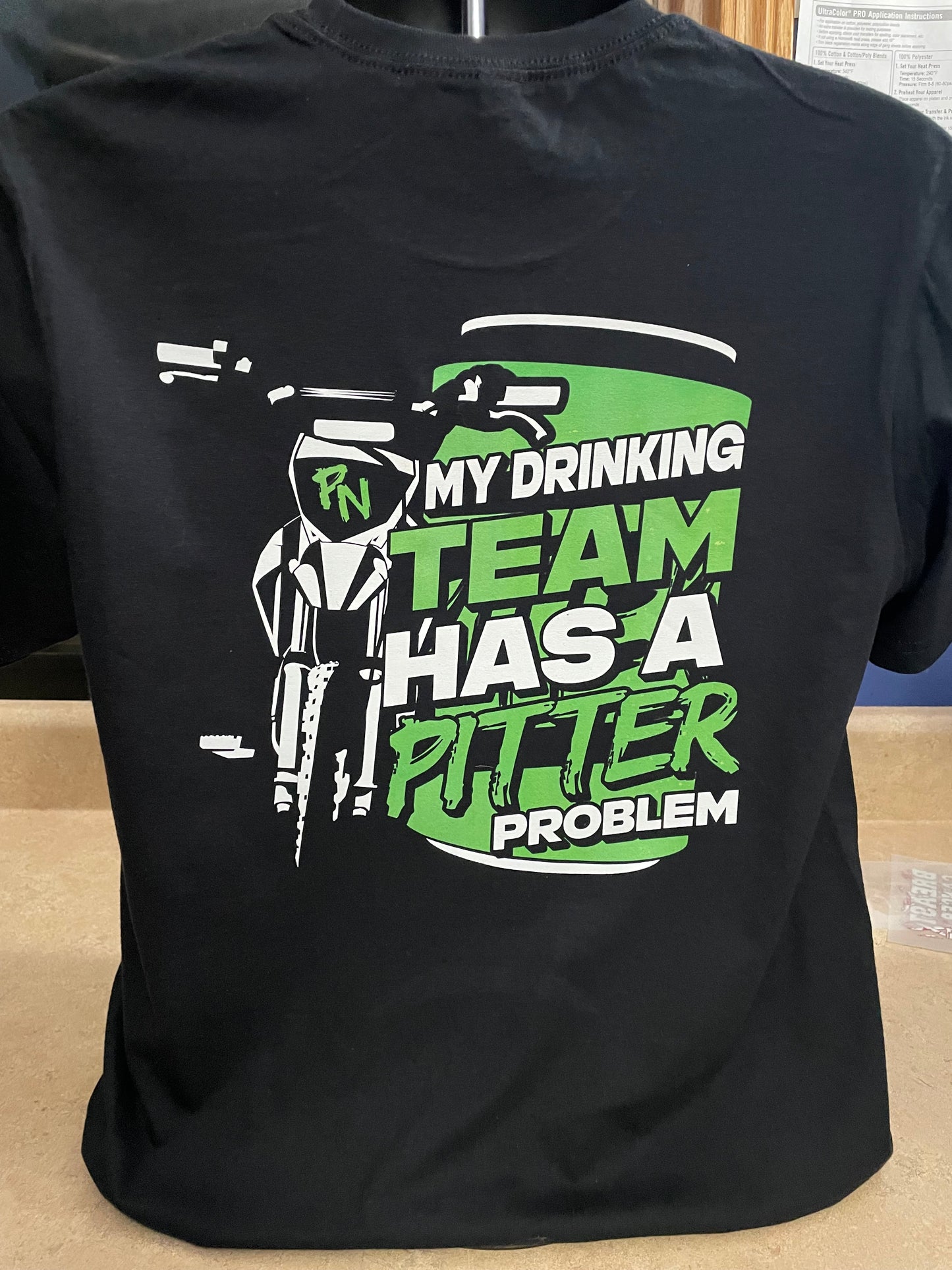 Drinking Team Has A Pitter Problem Hoodie Or Tee