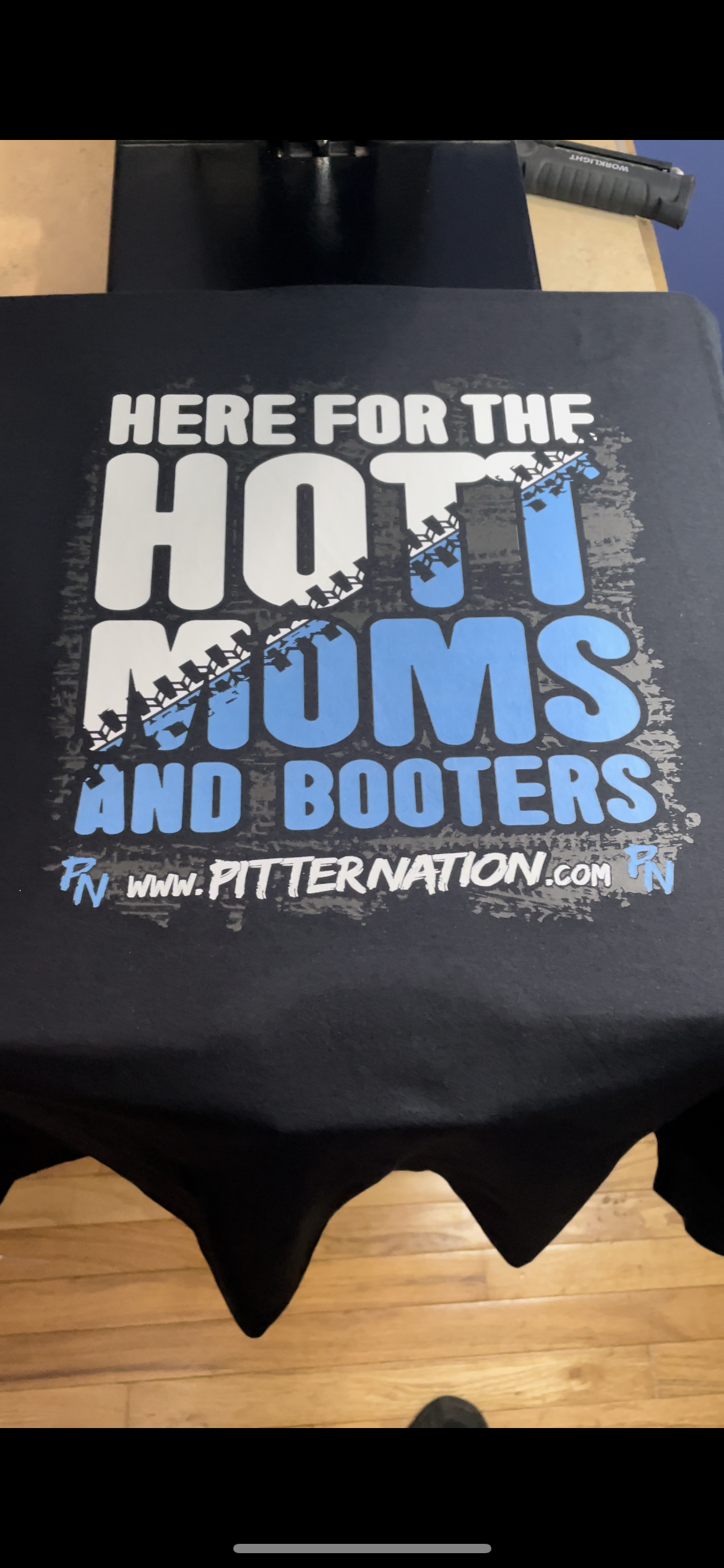 Here for the HOTT MOMS AND BOOTERS Hoodie Or Tee