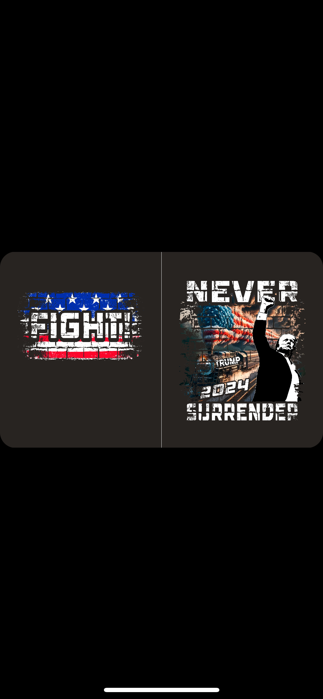 Trump "Never Surrender" Tee
