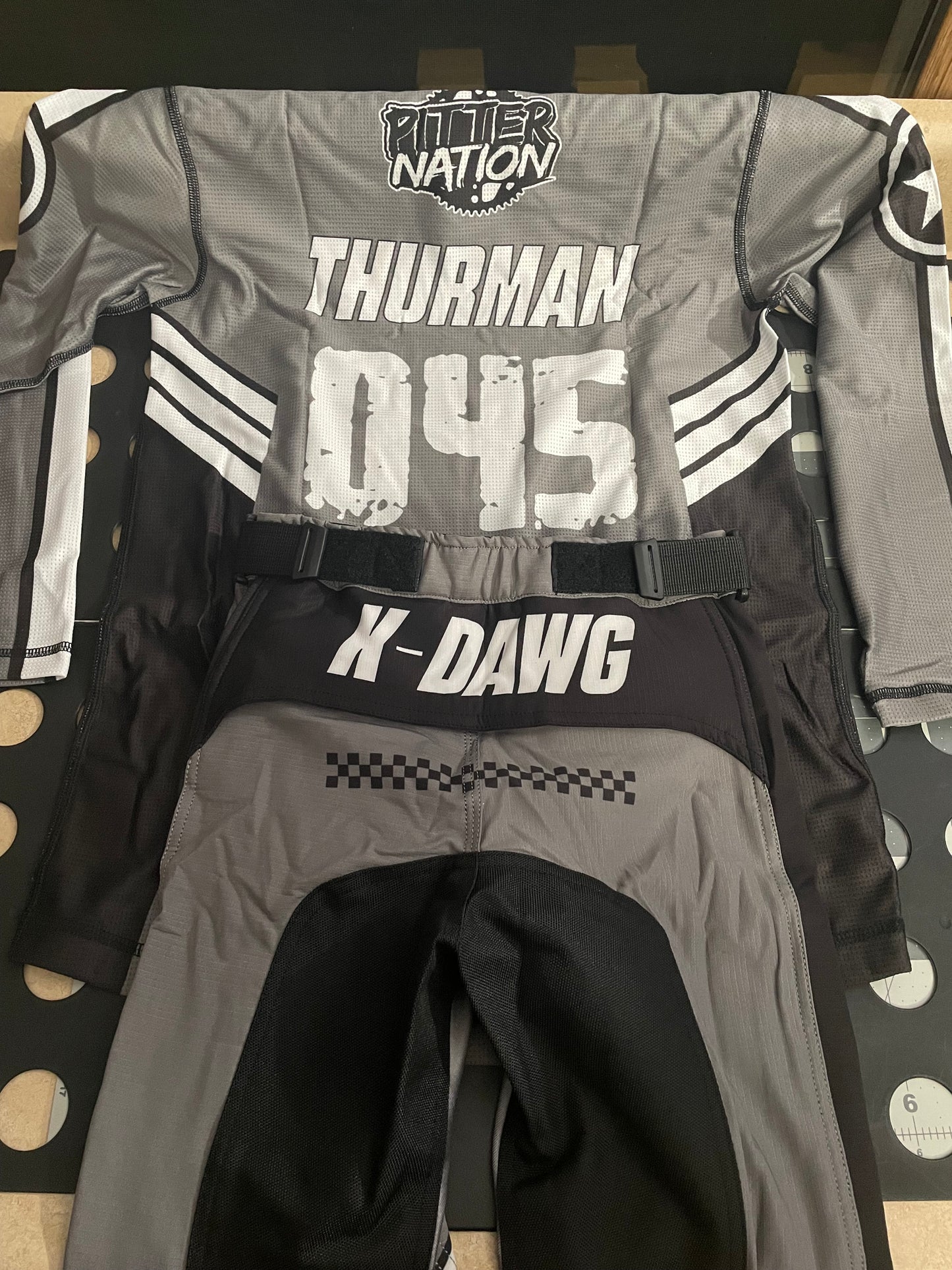 Shark Set Pitter Nation Custom Jersey and Pants
