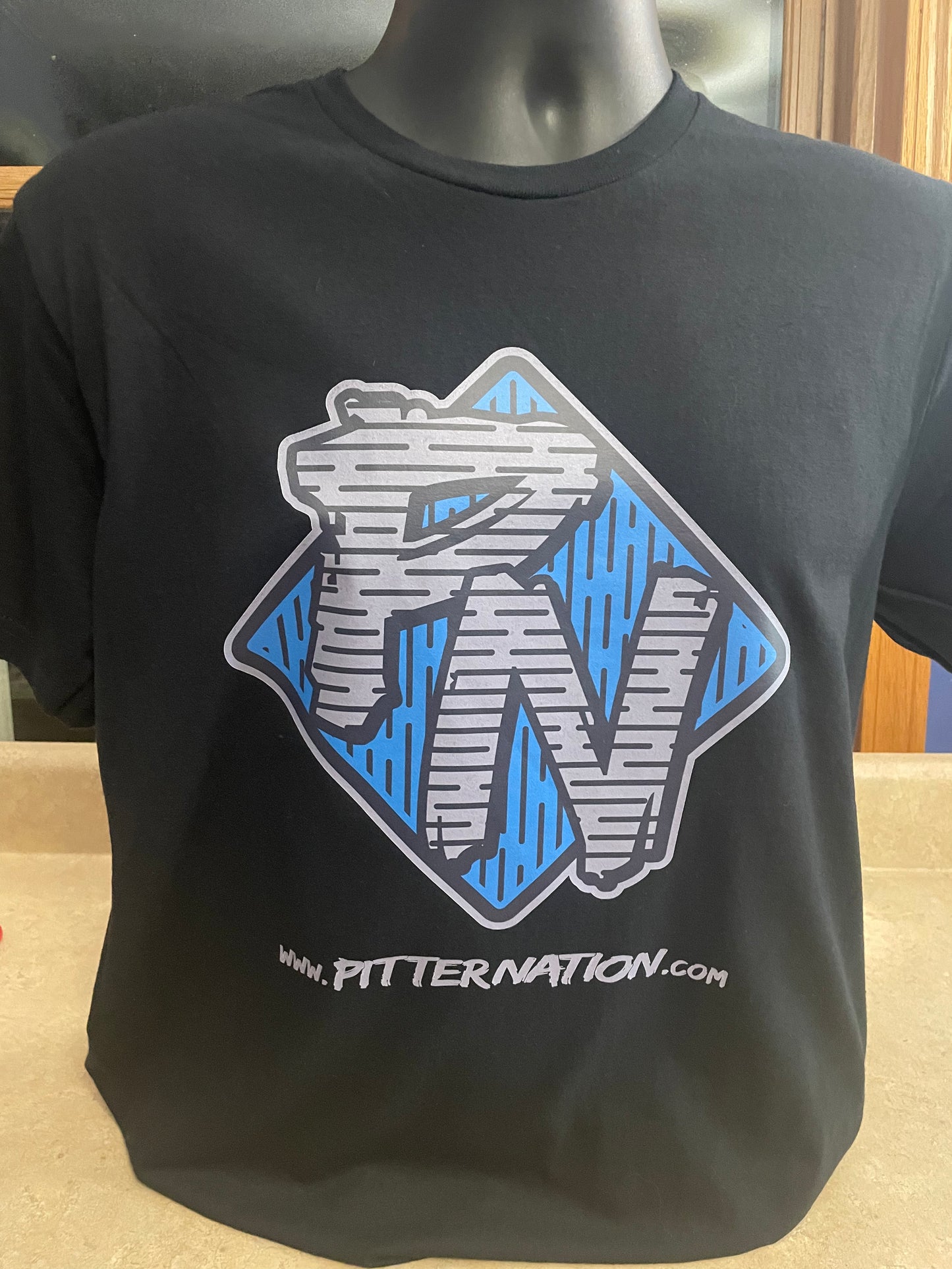 Pitter Nation Blue Hoodie Or Tee