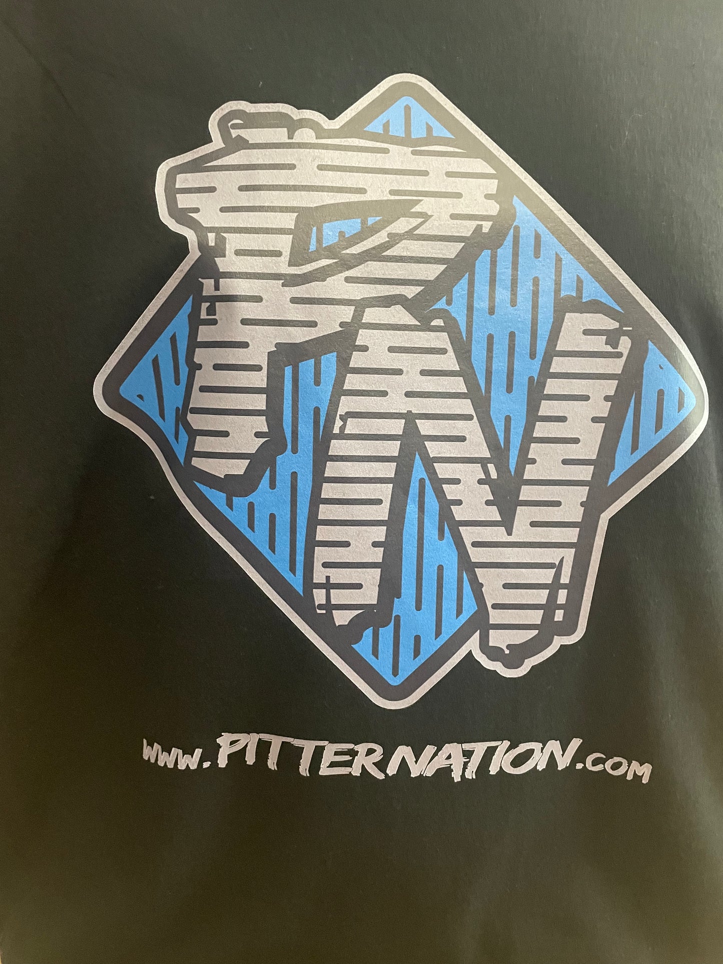 Pitter Nation Blue Hoodie Or Tee