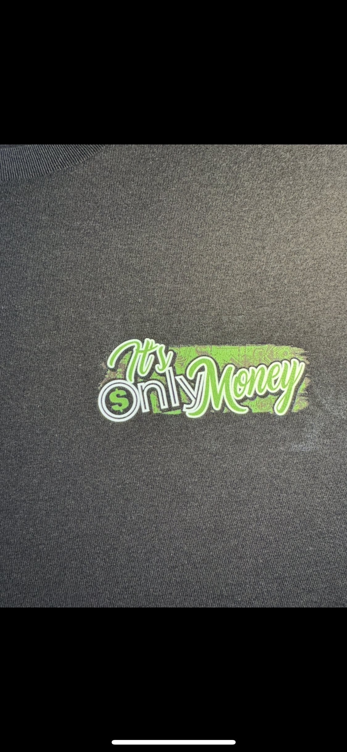 It's Only Money Green Hoodie Or Tee