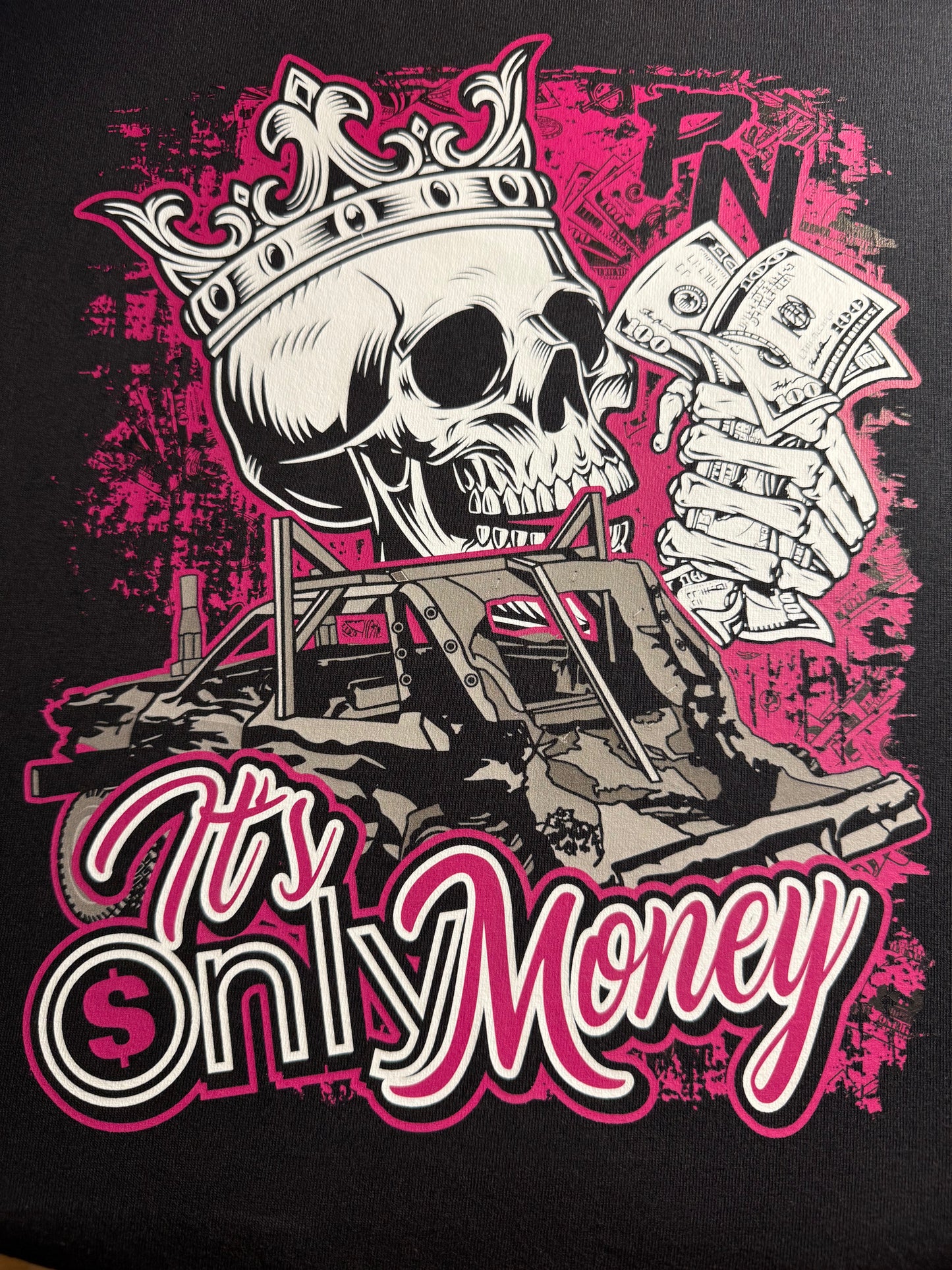 It's Only Money Purple Hoodie Or Tee