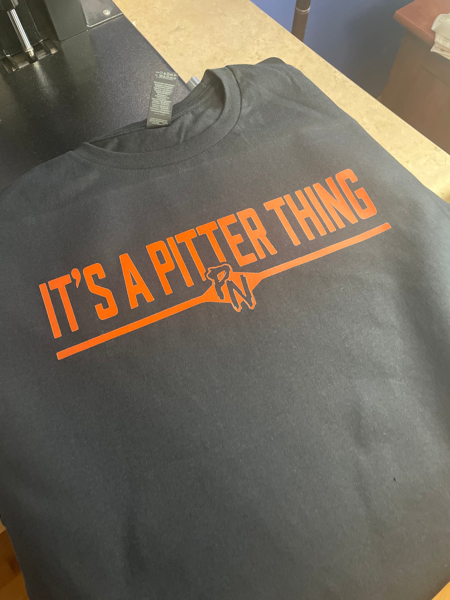 It's A Pitter Thing Tee or Hoodie Logo
