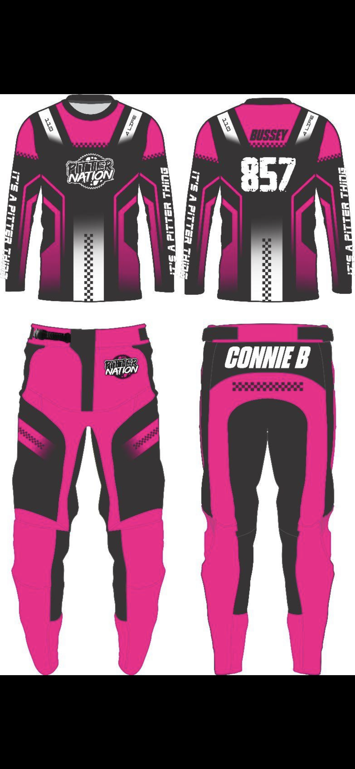 OG Pitter Nation Custom Jersey's and Pants
