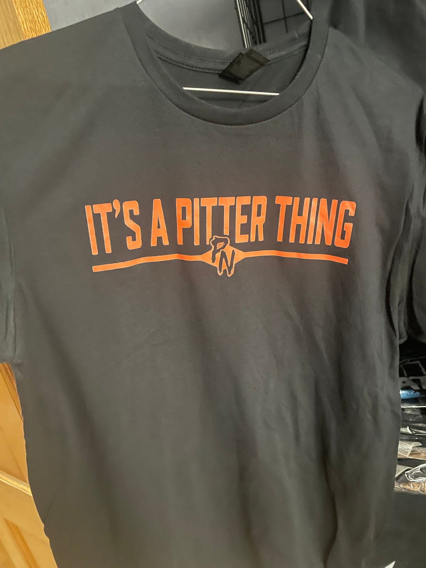 It's A Pitter Thing Tee or Hoodie Logo