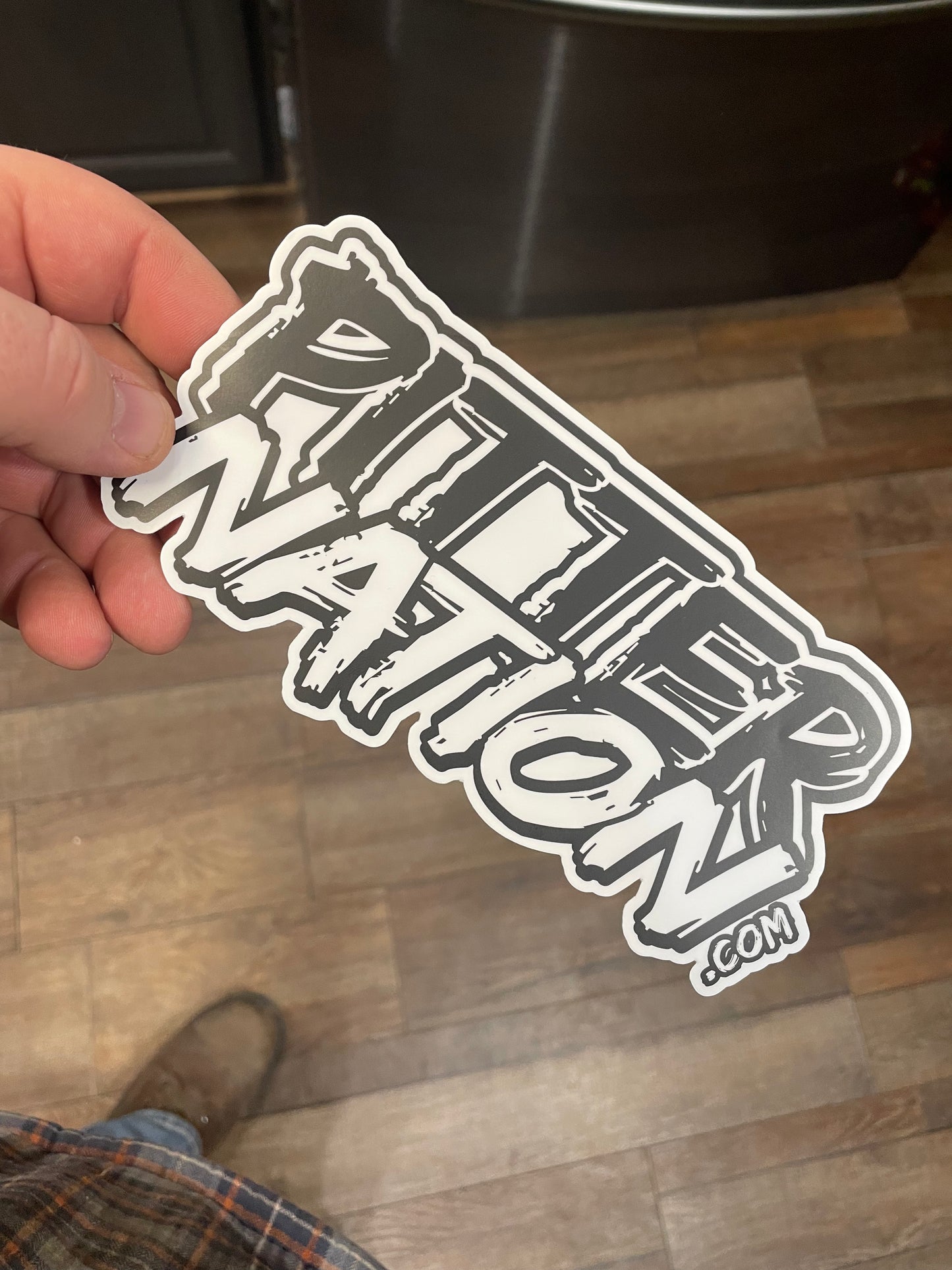 Bumper Sticker 3.75''X7.5''