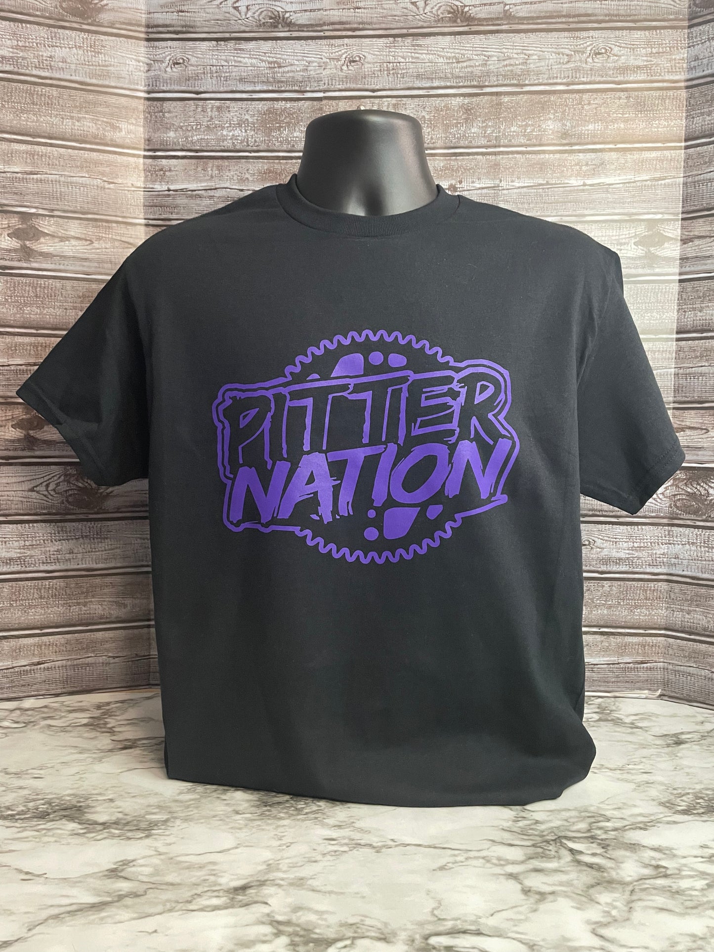 Purple Pitter Nation Front Logo Tee