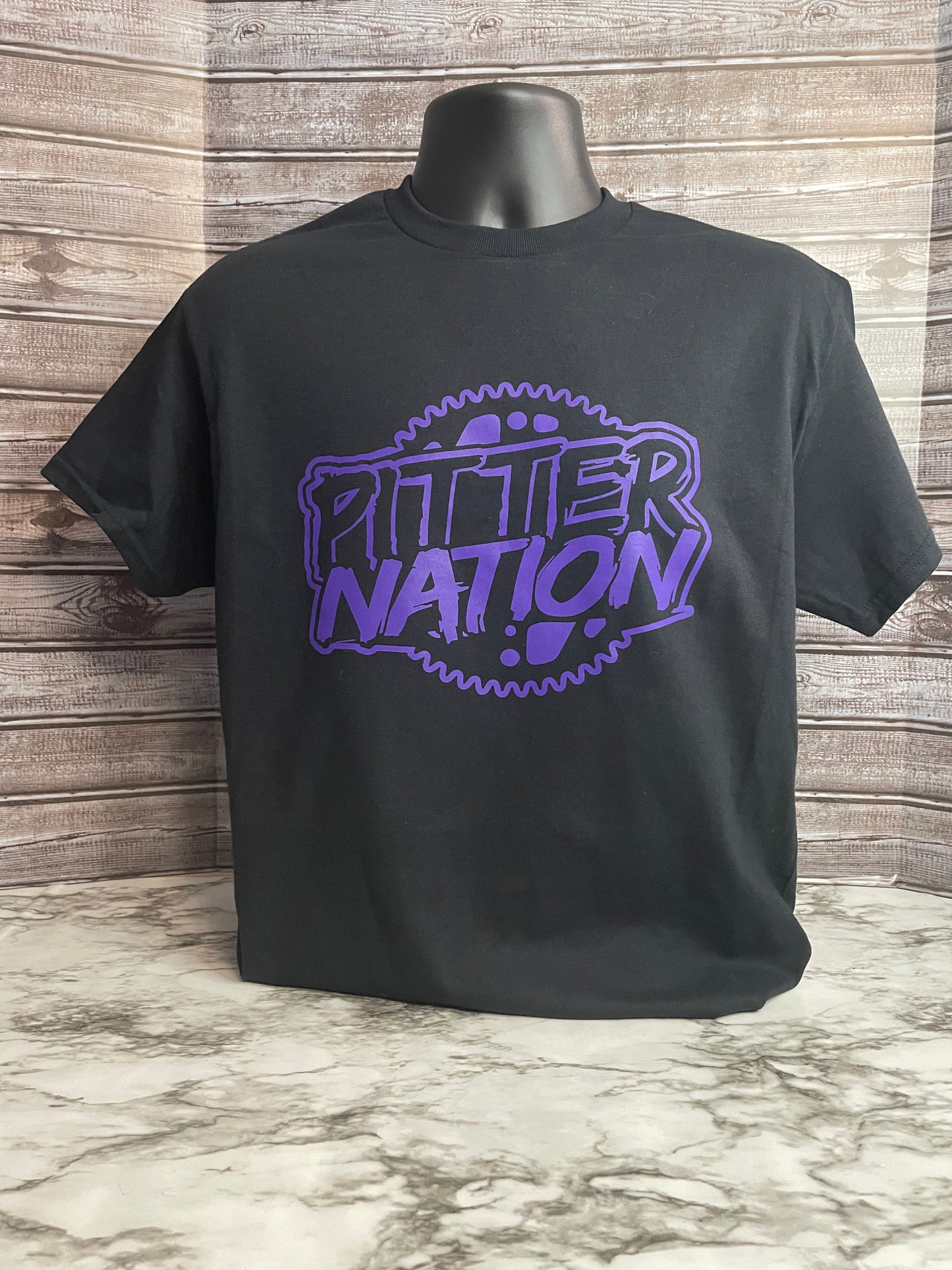 Purple Pitter Nation Front Logo Tee