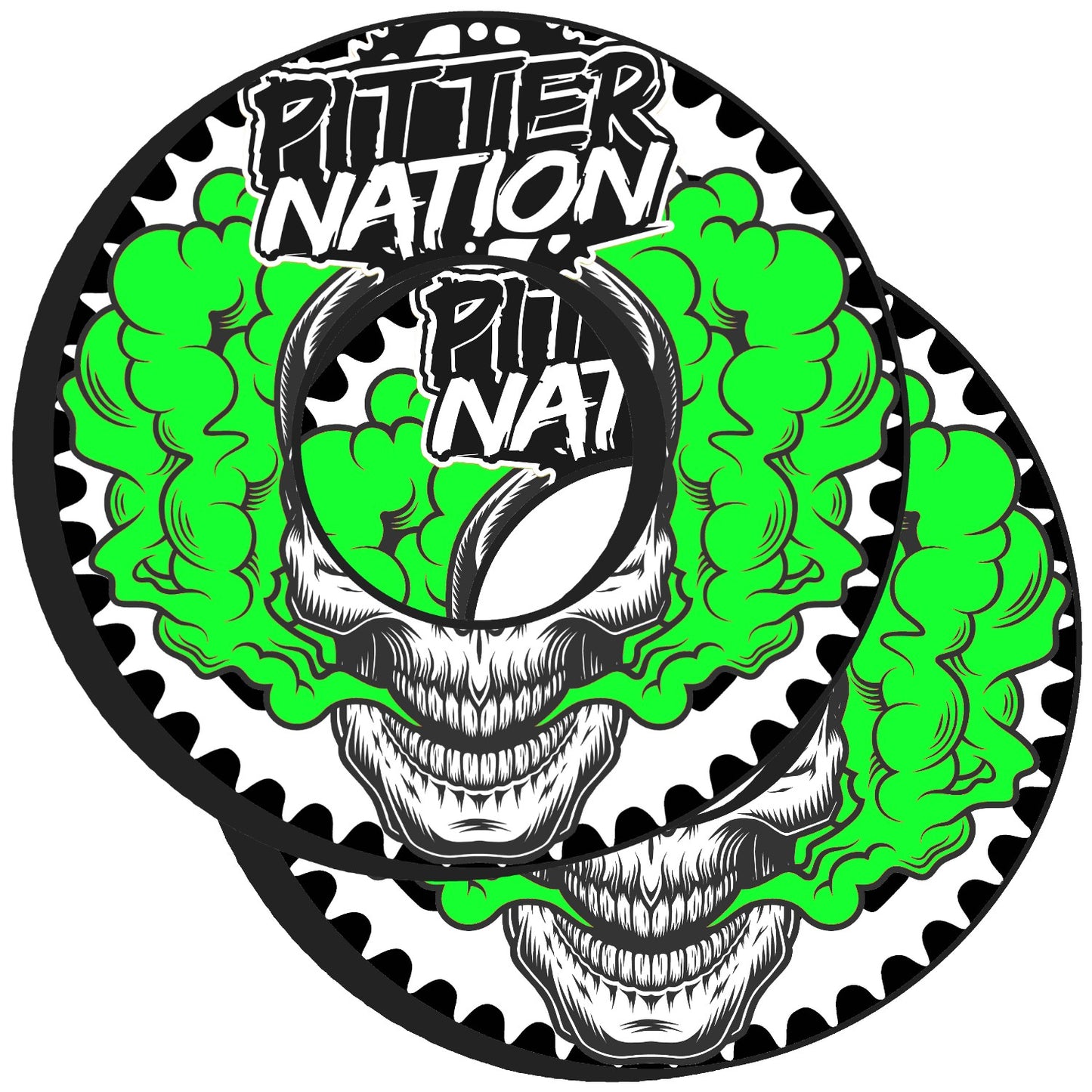 Custom Pitter Nation Grip Donuts