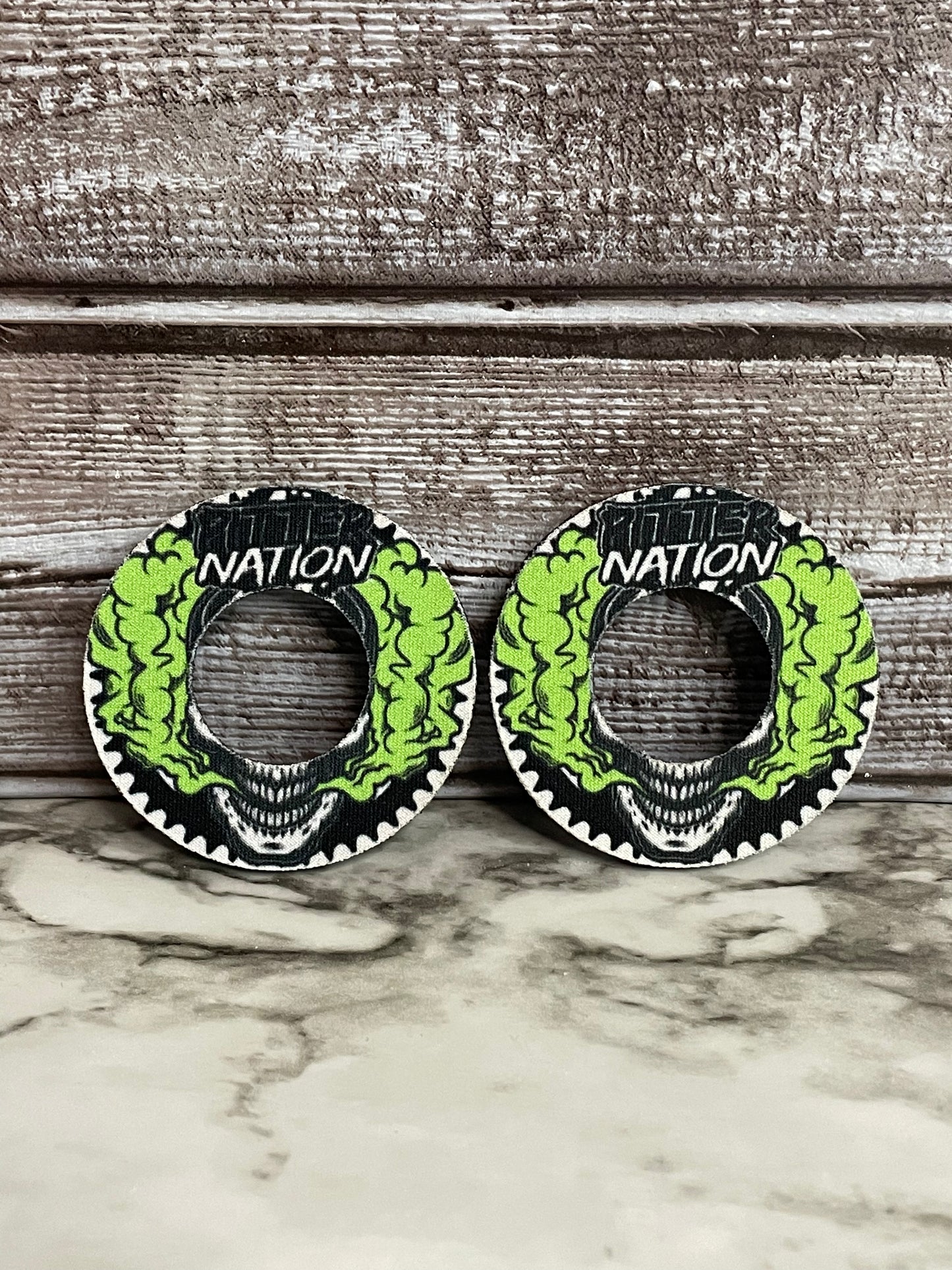 Custom Pitter Nation Grip Donuts
