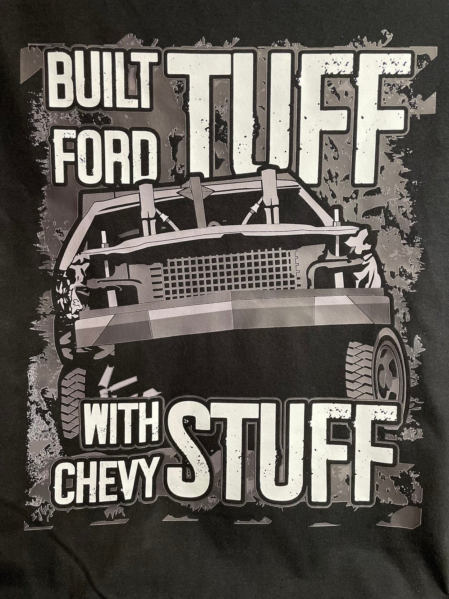 Build Ford Tough With Chevy Stuff Hoodie Or Tee