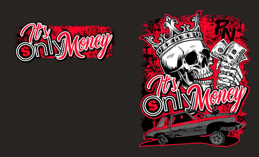 Its Only Money Red  Tee or Hoodie