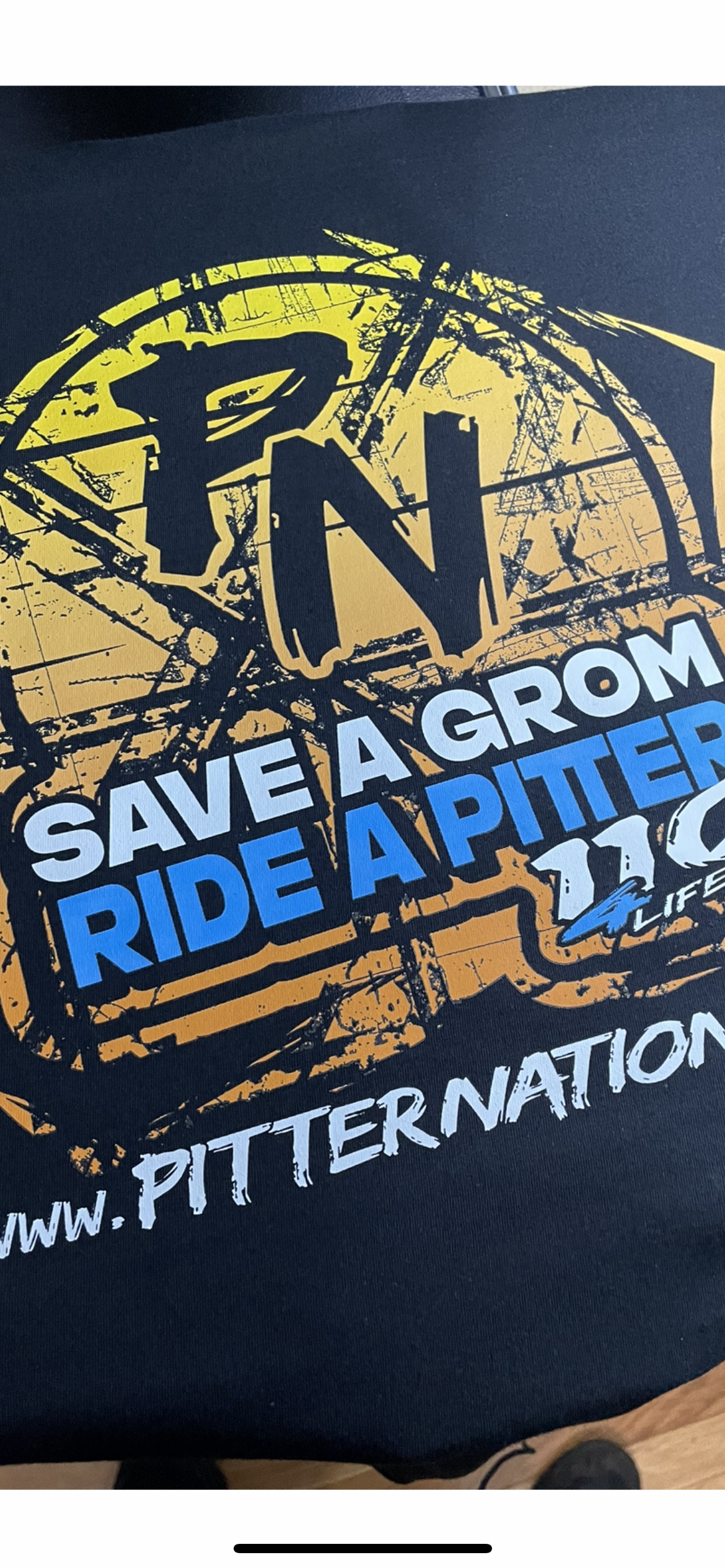 Save a Grom, Ride a Pitter Hoodie or Tee