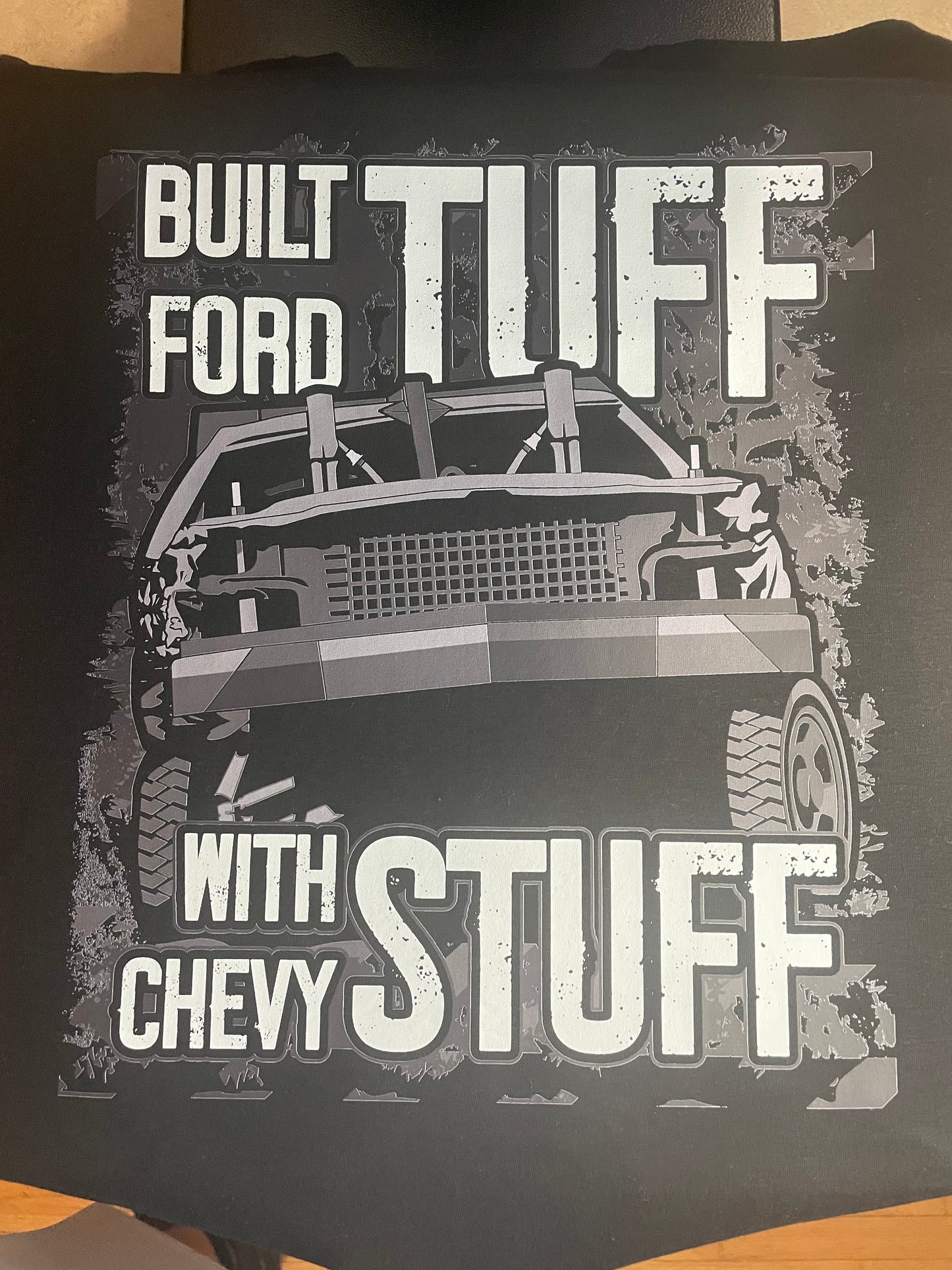 Build Ford Tough With Chevy Stuff Hoodie Or Tee