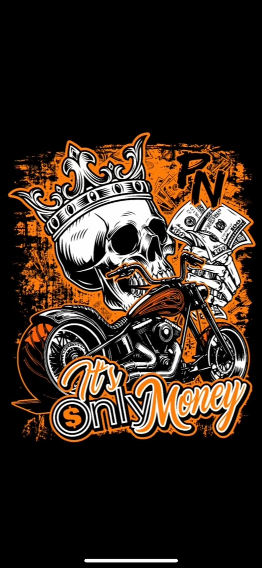 Its Only Money Harley Tee or Hoodie