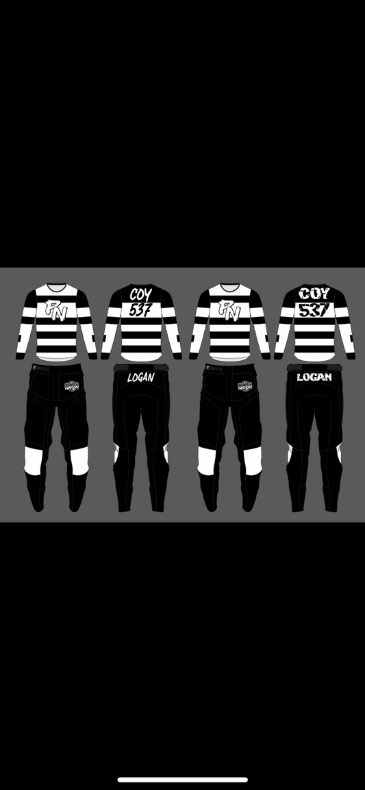 Jail Jumpsuit Set