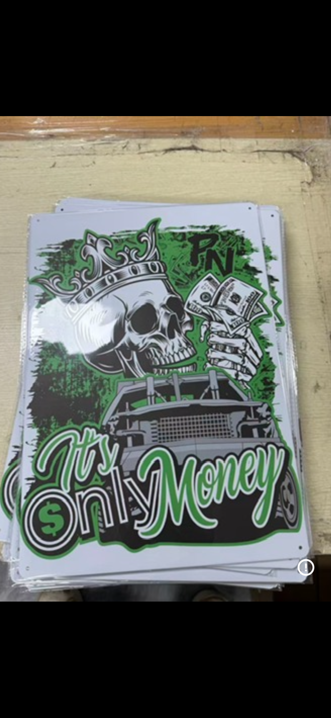 It's Only Money Shop Sign