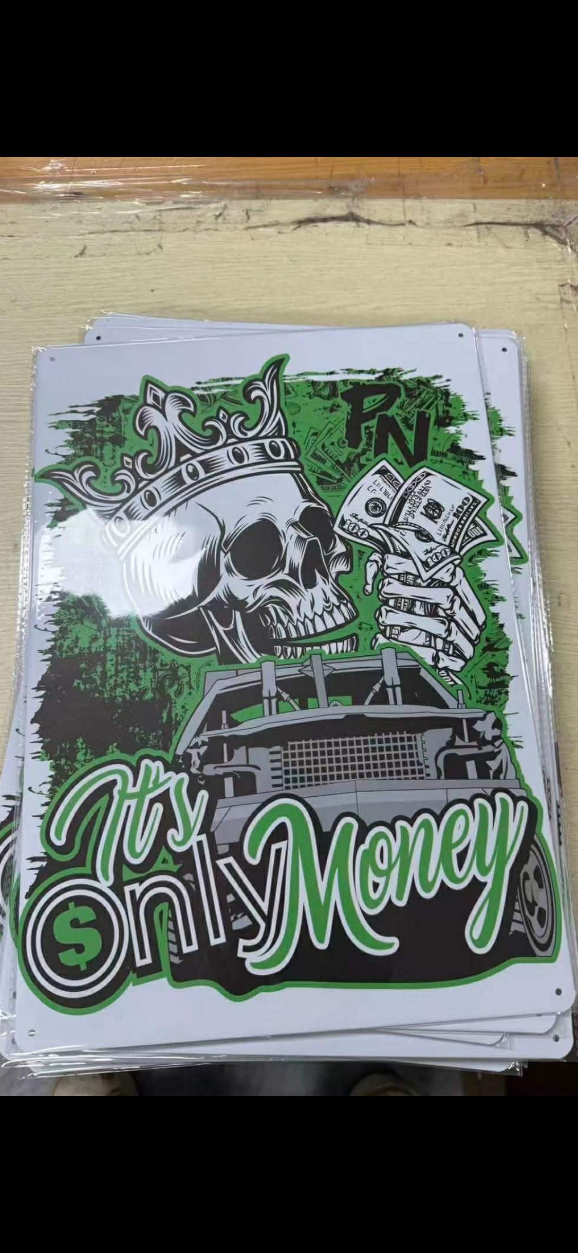 It's Only Money Shop Sign