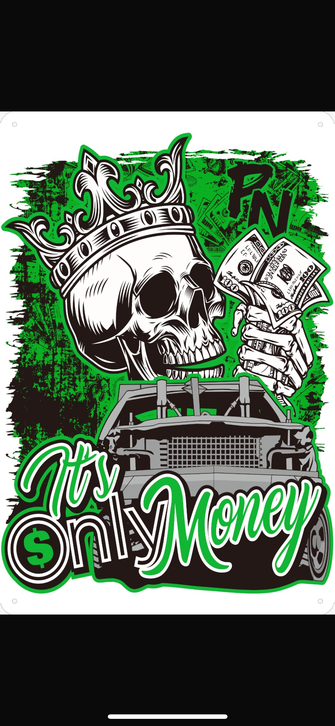 It's Only Money Shop Sign