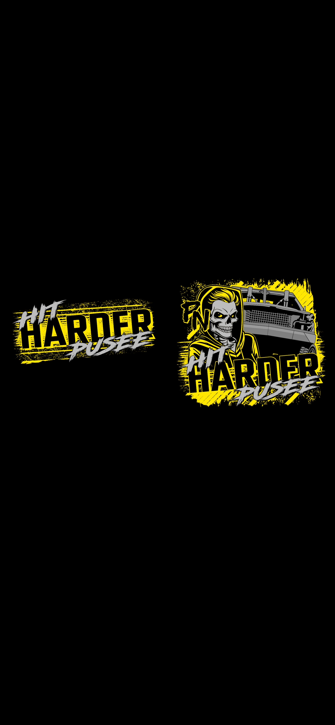 Hit Harder Pussee Hoodie or Tee